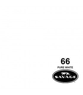 فون کاغذی  SAVAGE کد رنگی ‌Pure White 66-12