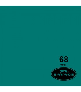 فون کاغذی  SAVAGE کد رنگی ‌Teal 68-12