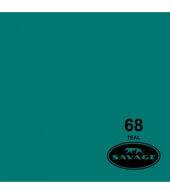فون کاغذی  SAVAGE کد رنگی ‌Teal 68-12