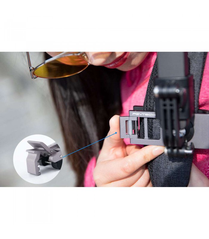 نگهدارنده بندی PGYTECH مناسب برای دوربین های ورزشی