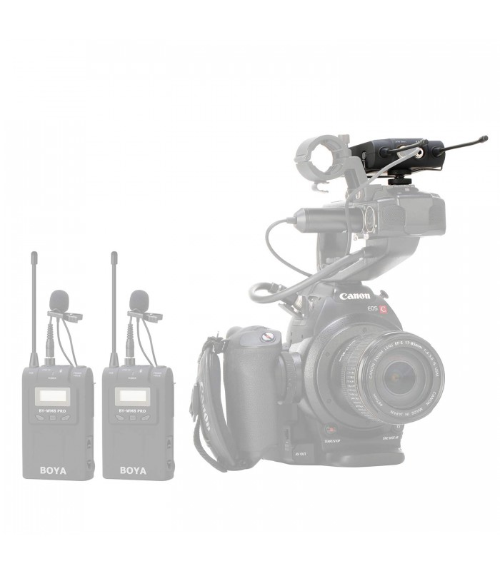 گیرنده UHF دو کاناله بی سیم بویا مدل RX8 Pro