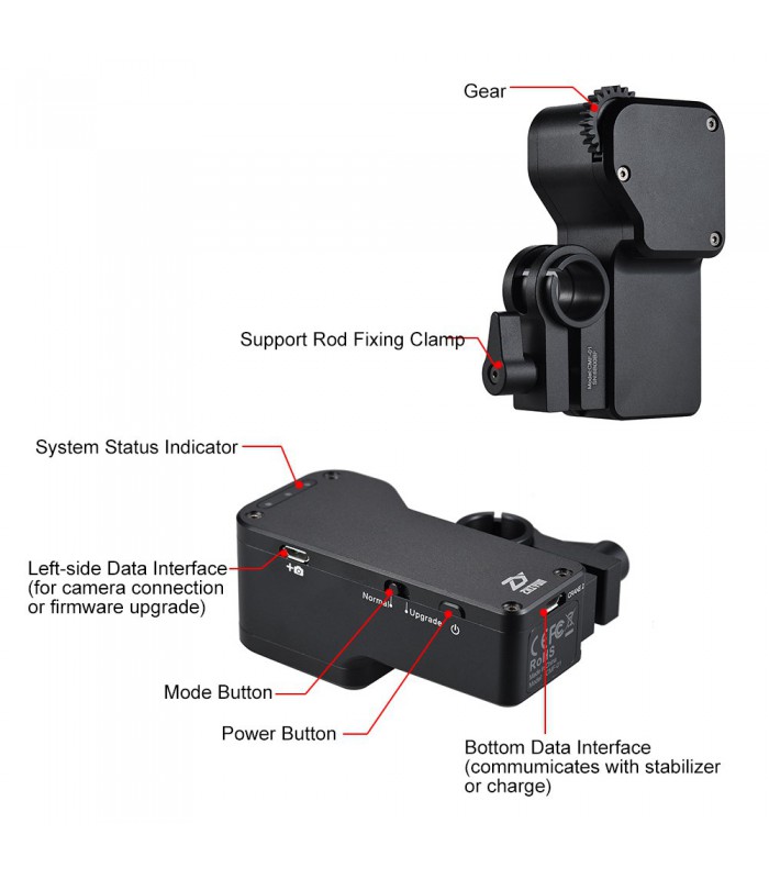 موتور فوکوس Zhiyun-tech برای گیمبال Crane 2