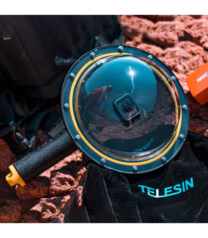 کیس ضد آب گوپرو Telesin 6" Dome Port برای عکاسی زیر آب