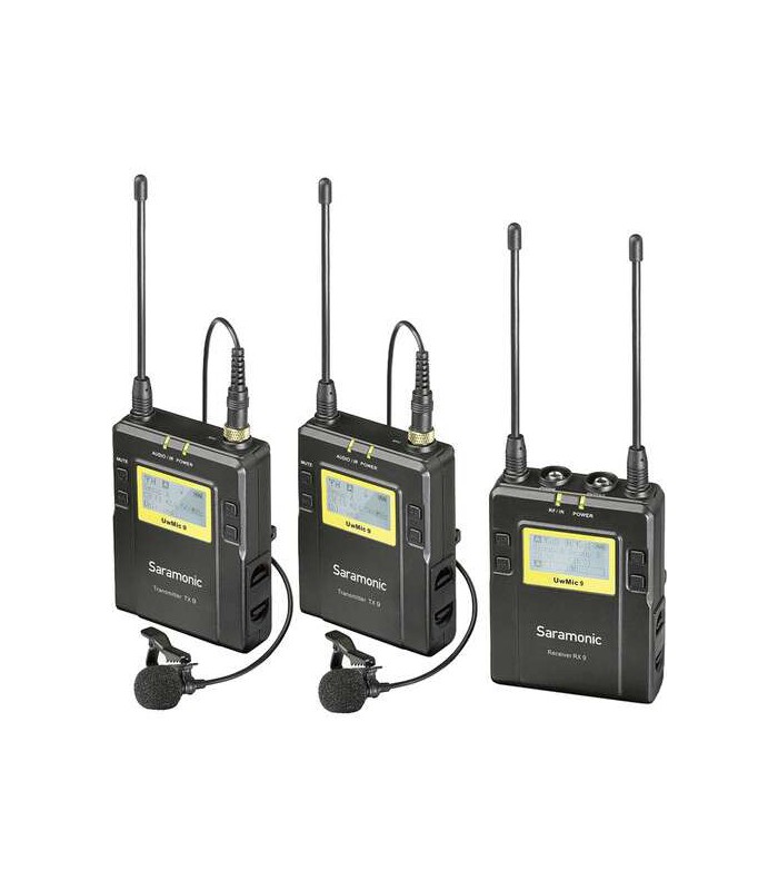 کیت ۲ نفره میکروفن بی سیم سارامونیک مدل Saramonic UwMic9