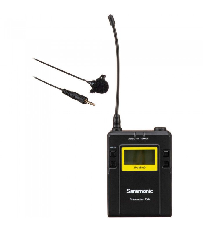 فرستنده بی سیم سارامونیک مدل Saramonic TX9 همراه با میکروفن یقه ای