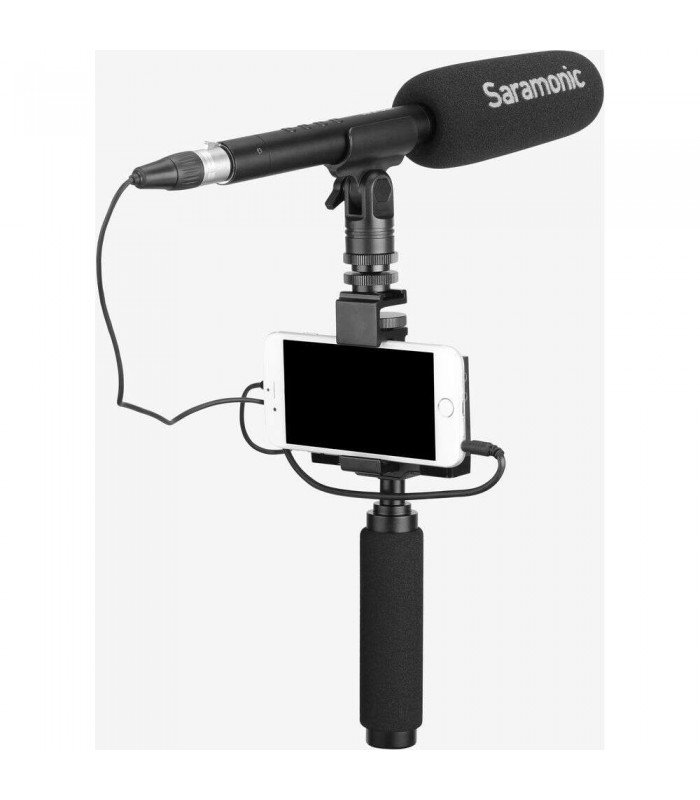 گیرنده و میکسر دو کاناله بی سیم سارامونیک مدل Saramonic SP-RX9 مخصوص صدابرداری با موبایل