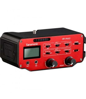آداپتور صدا سارامونیک مدل Saramonic SR-PAX2 مخصوص دوربین های DSLR