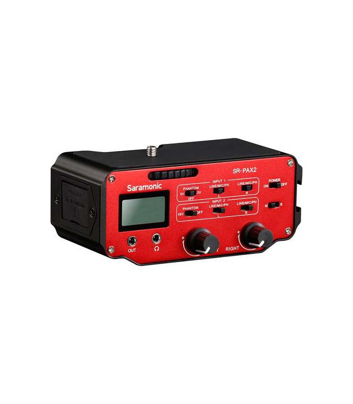 آداپتور صدا سارامونیک مدل Saramonic SR-PAX2 مخصوص دوربین های DSLR