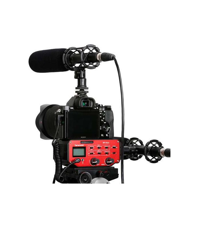 آداپتور صدا سارامونیک مدل Saramonic SR-PAX2 مخصوص دوربین های DSLR