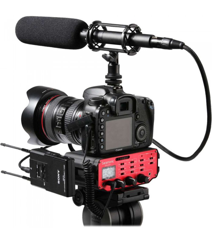آداپتور صدا سارامونیک مدل Saramonic SR-AX107 مخصوص دوربین های DSLR