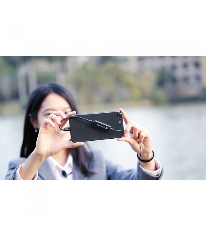 میکروفن یقه ای سارامونیک مدل Saramonic LavMicro DI با درگاه لایتنینگ