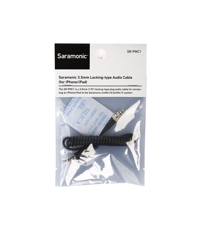 کابل تبدیل جک ۳.۵ میلی متری TRS به TRRS سارامونیک مدل Saramonic SR-PMC1