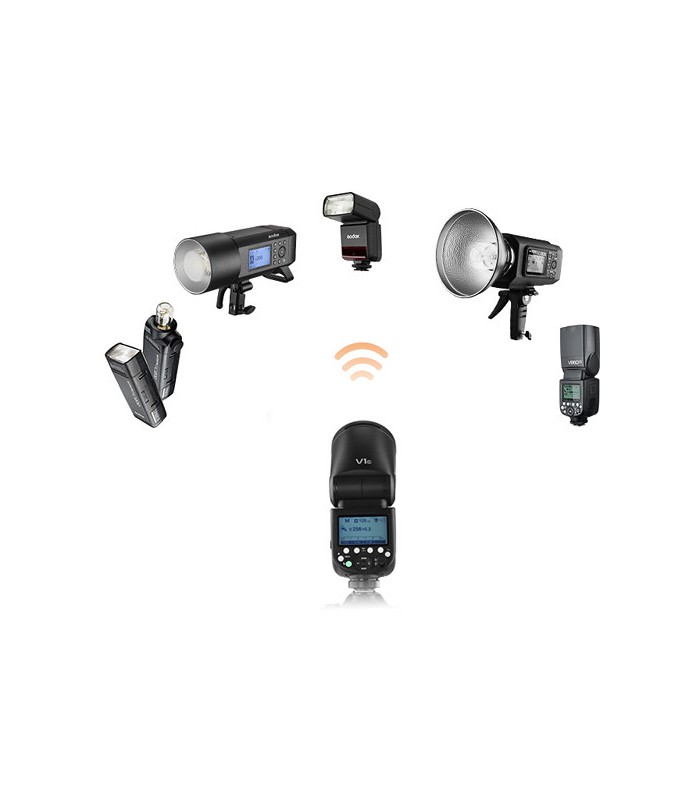 فلاش رودوربینی Godox مدل V1 مناسب برای نیکون