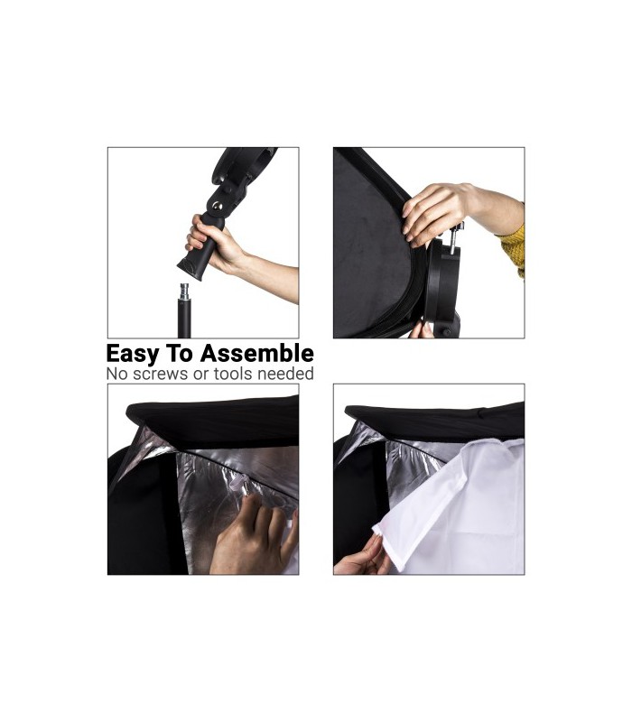 کیت سافت باکس اسپیدلایت Life of Photo سایز ۵۰x۵۰