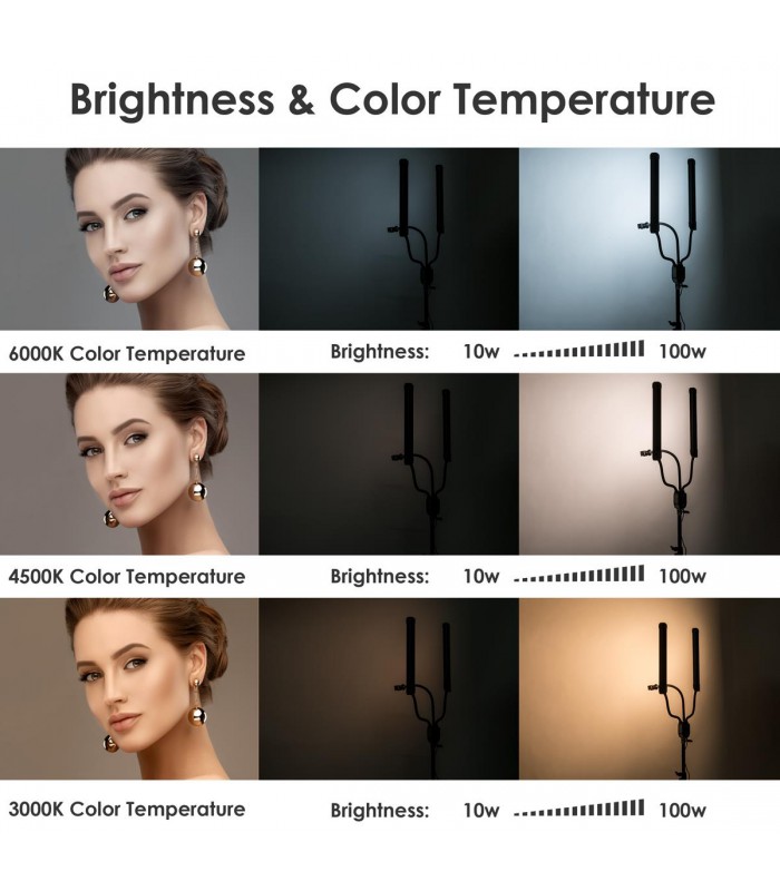 نور ال ای دی Life of Photo مدل Double Arm Light LF-Y500