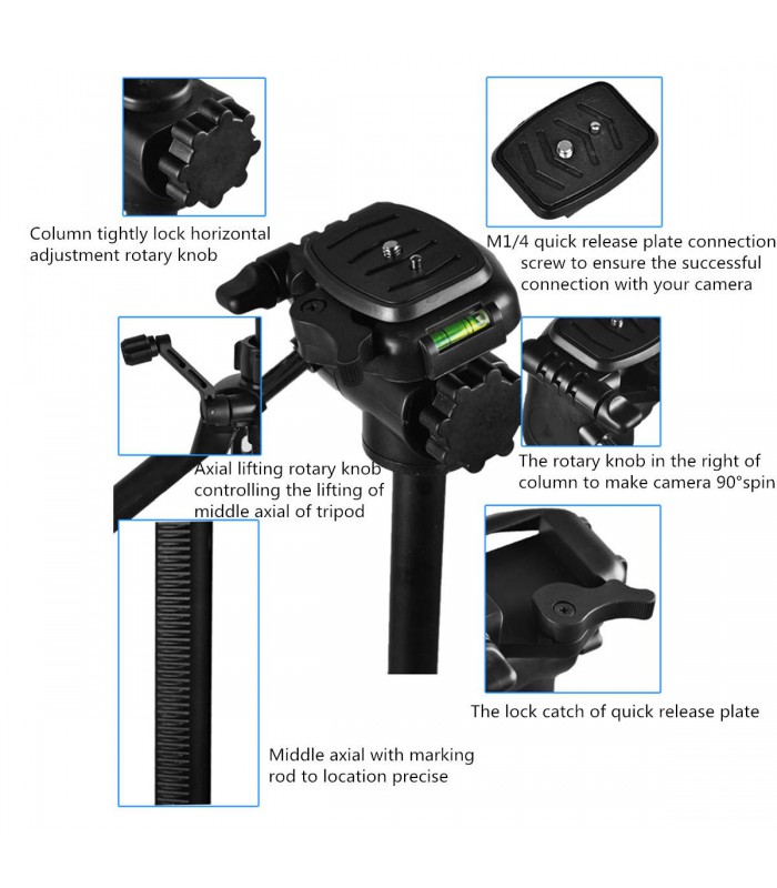 سه پایه آلومینیومی ویفنگ مدل WT-3530