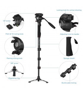 تک پایه آلومینیومی ویفنگ مدل WT-3958M