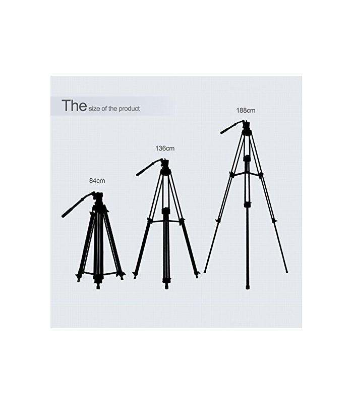سه پایه فیلم برداری ویفنگ مدل WT-718