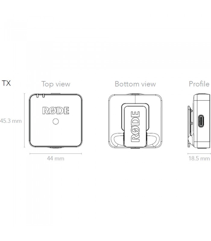 کیت میکروفن بی سیم Rode مدل Wireless GO