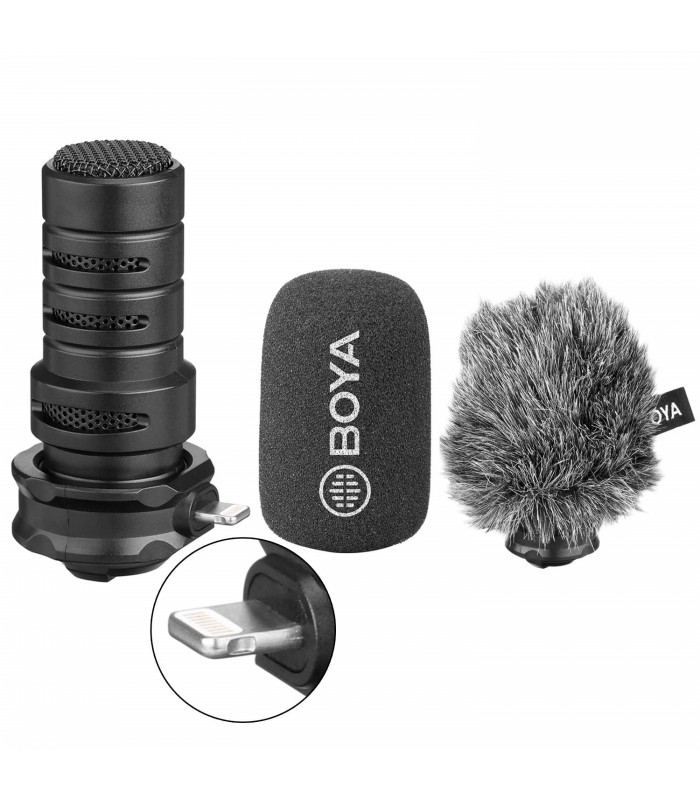 میکروفن موبایل بویا مدل BY-DM200 با جک لایتنینگ