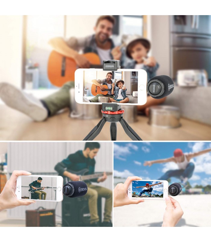 میکروفن موبایل بویا مدل BY-DM200 با جک لایتنینگ