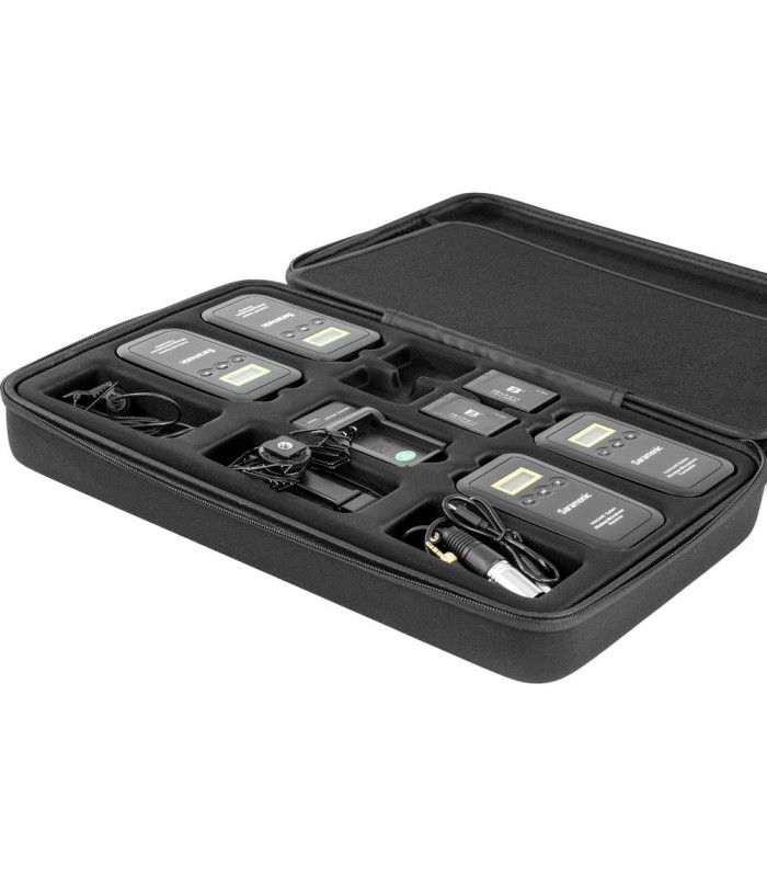 کیت میکروفن بی سیم سارامونیک مدل Saramonic VmicLink5 با ۳ فرستنده و یک گیرنده