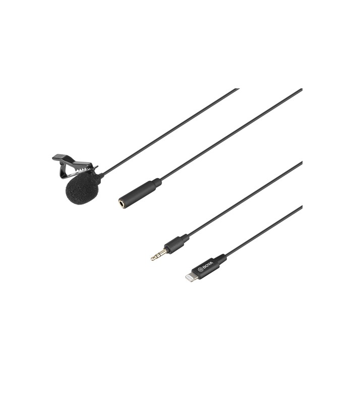 میکروفن یقه ای بویا مدل BY-M2 با جک لایتنینگ