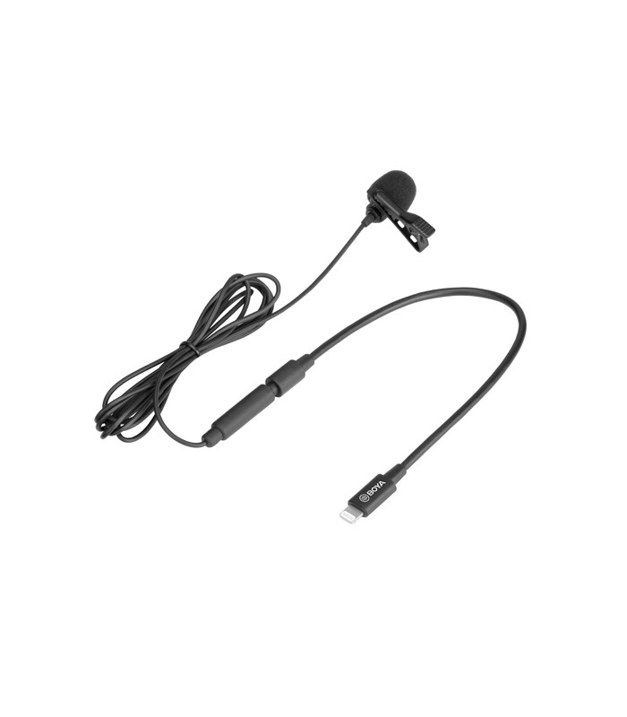 میکروفن یقه ای بویا مدل BY-M2 با جک لایتنینگ