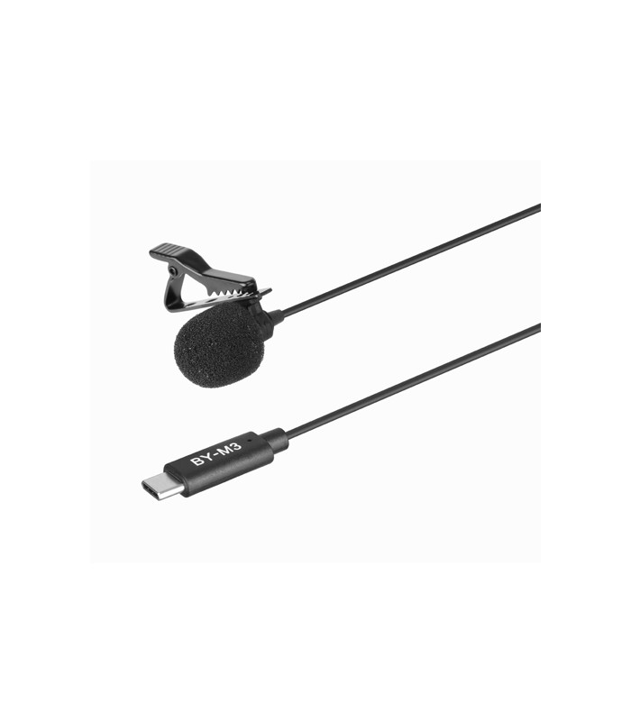 میکروفن یقه ای بویا مدل BY-M3-OP با جک USB-C