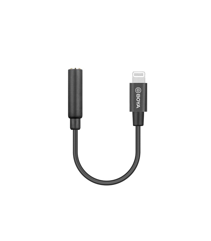 کابل تبدیل جک ۳.۵ میلیمتری به لایتنینگ بویا مدل BY-K3