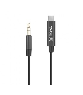 کابل تبدیل جک ۳.۵ میلیمتری به USB-C بویا مدل BY-K2