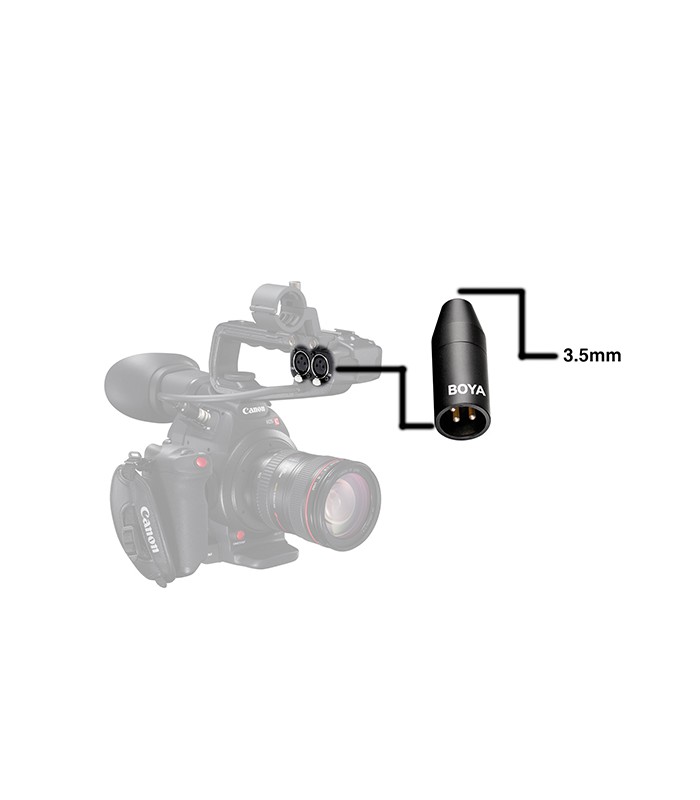 تبدیل جک ۳.۵ میلیمتر مینی جک به XLR بویا مدل 35C-XLR