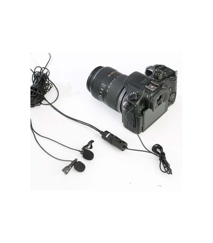 میکروفن یقه ای دوگانه بویا مدل BY-M1DM با جک ۳.۵ میلیمتری