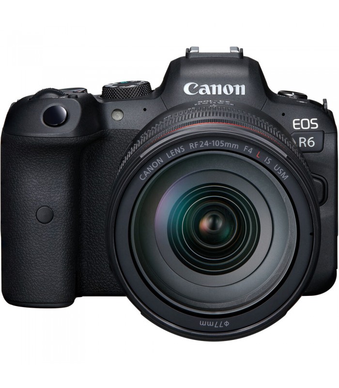 دوربین دیجیتال بدون آینه کانن مدل EOS R6 همراه با لنز RF 24-105mm f/4L