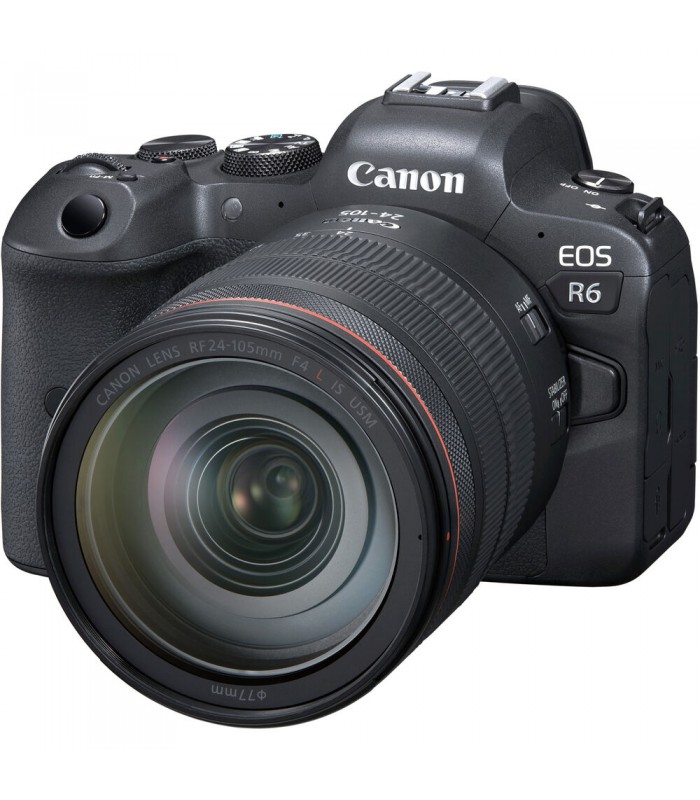 دوربین دیجیتال بدون آینه کانن مدل EOS R6 همراه با لنز RF 24-105mm f/4L