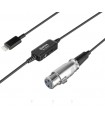 کابل مبدل XLR به جک لایتنینگ بویا مدل BY-BCA7