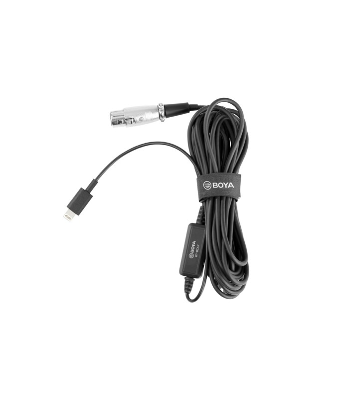 کابل مبدل XLR به جک لایتنینگ بویا مدل BY-BCA7