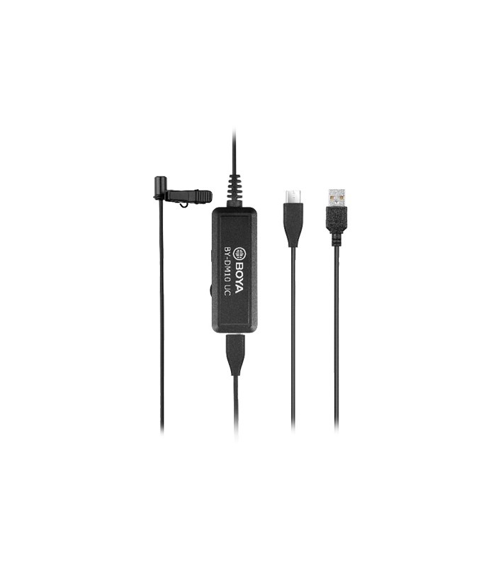 میکروفن یقه ای بویا مدل BY-DM10 UC با قابلیت اتصال به درگاه USB و USB-C