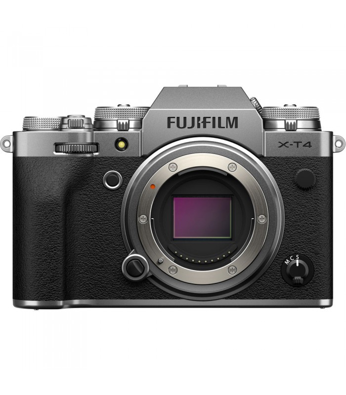 دوربین بدون آینه فوجی فیلم مدل Fujifilm X-T4 رنگ نقره‌ای