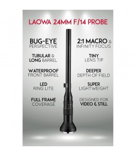 لنز Laowa 24mm f/14 Probe مانت کانن EF