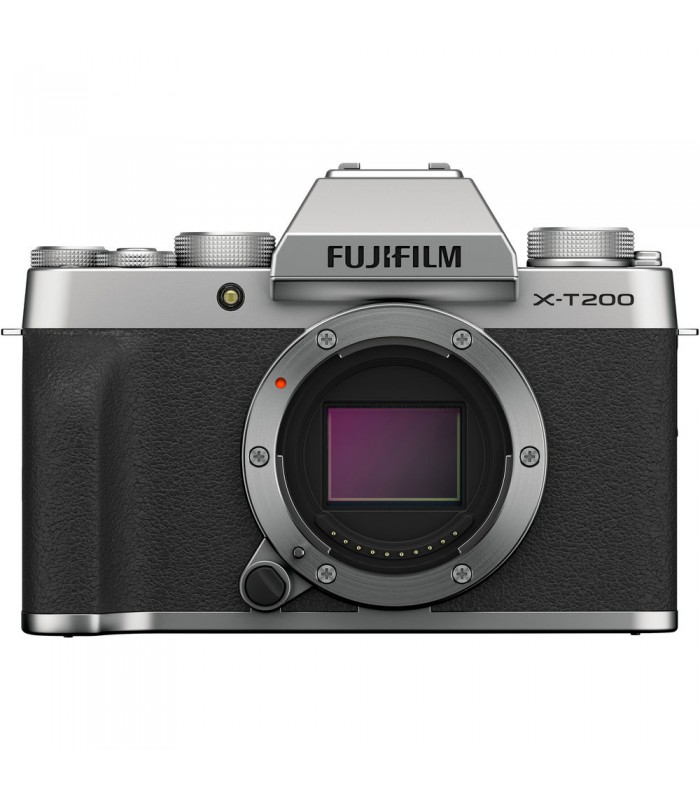 دوربین بدون آینه فوجی فیلم مدل Fujifilm X-T200 رنگ نقره ای