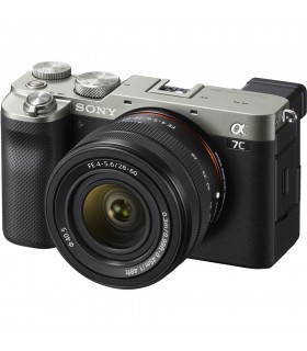 قیمت دوربین بدون آینه سونی Alpha a7C رنگ نقره‌ای همراه با لنز FE 28-60mm