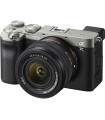 دوربین بدون آینه سونی Alpha a7C رنگ نقره‌ای همراه با لنز FE 28-60mm
