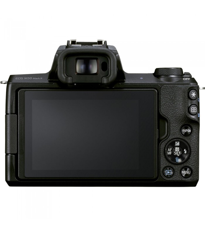 دوربین دیجیتال بدون آینه کانن مدل EOS M50 Mark II همراه با لنز EF-M 15-45mm رنگ مشکی
