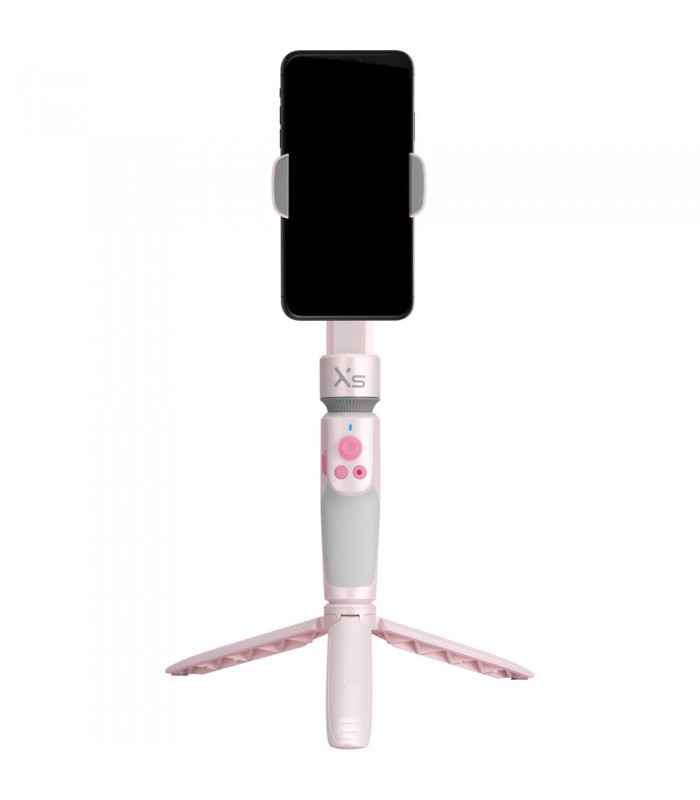 لرزشگیر موبایل دو محوره ژیون مدل Zhiyun-Tech SMOOTH-XS رنگ صورتی