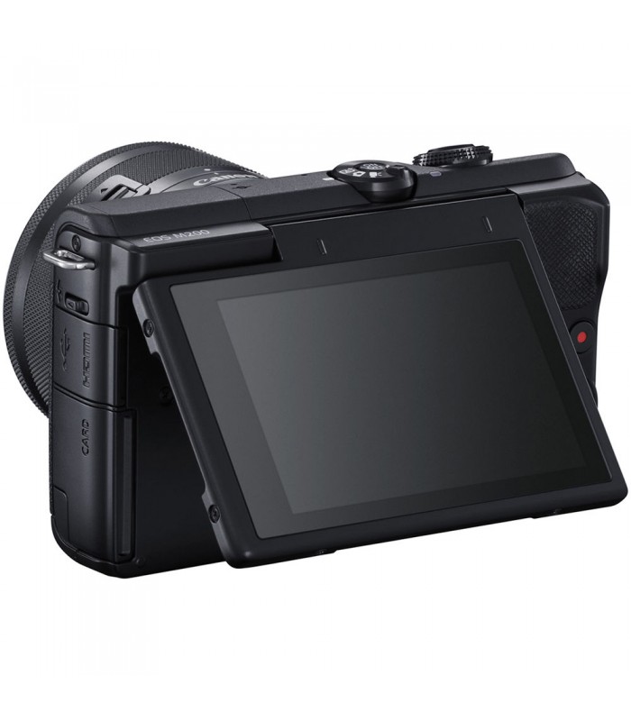 دوربین دیجیتال بدون آینه کانن مدل EOS M200 همراه با لنز EF-M 15-45mm رنگ مشکی