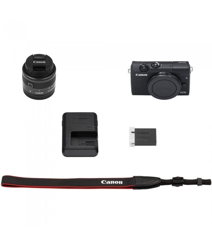 دوربین دیجیتال بدون آینه کانن مدل EOS M200 همراه با لنز EF-M 15-45mm رنگ مشکی