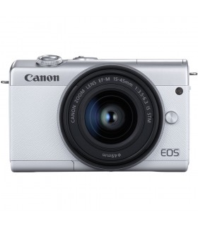 دوربین دیجیتال بدون آینه کانن مدل EOS M200 همراه با لنز EF-M 15-45mm رنگ سفید