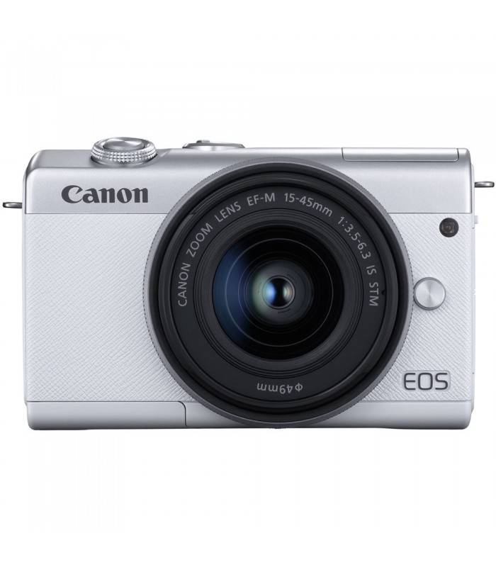 دوربین دیجیتال بدون آینه کانن مدل EOS M200 همراه با لنز EF-M 15-45mm رنگ سفید