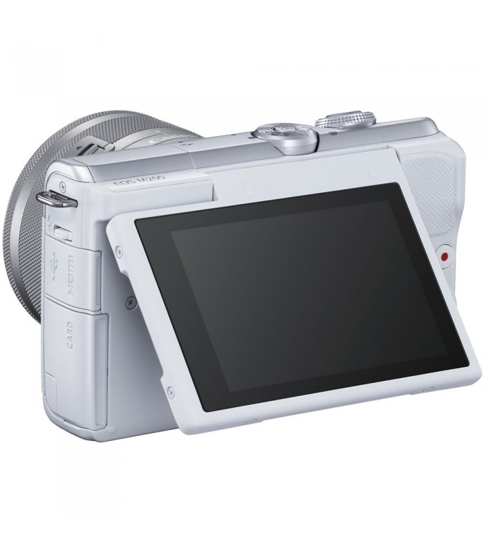 دوربین دیجیتال بدون آینه کانن مدل EOS M200 همراه با لنز EF-M 15-45mm رنگ سفید